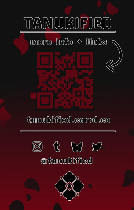 Business card design, back.